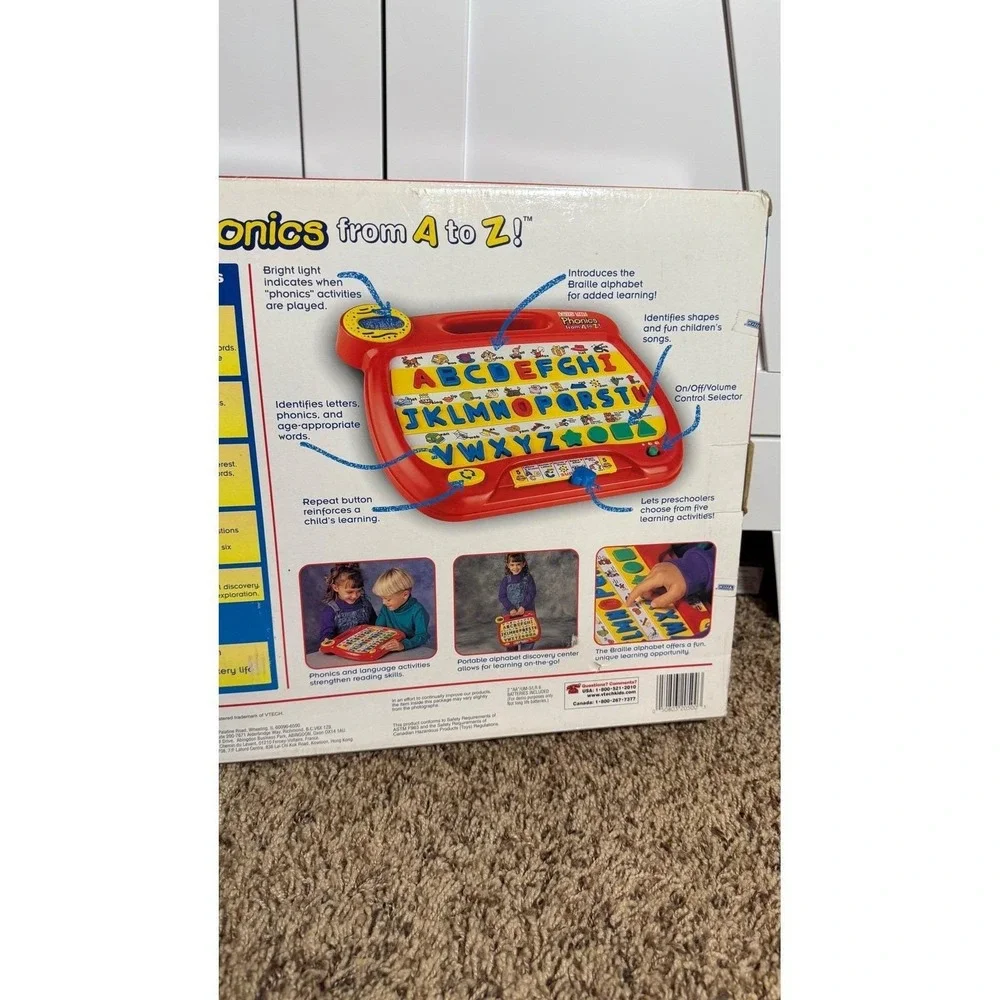 Vintage NIB Vtech Little Smart Phonics from 4 to Z Alphabet Learning Toy Braille